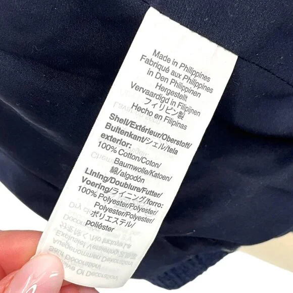 NWT J Crew Textured Tweed Navy Blue Preppy Classic Peplum Blazer Jacket Size 4 - Picture 12 of 14